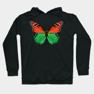 Burkinabe Flag  Butterfly - Gift for Burkinabe From Burkina Faso Hoodie